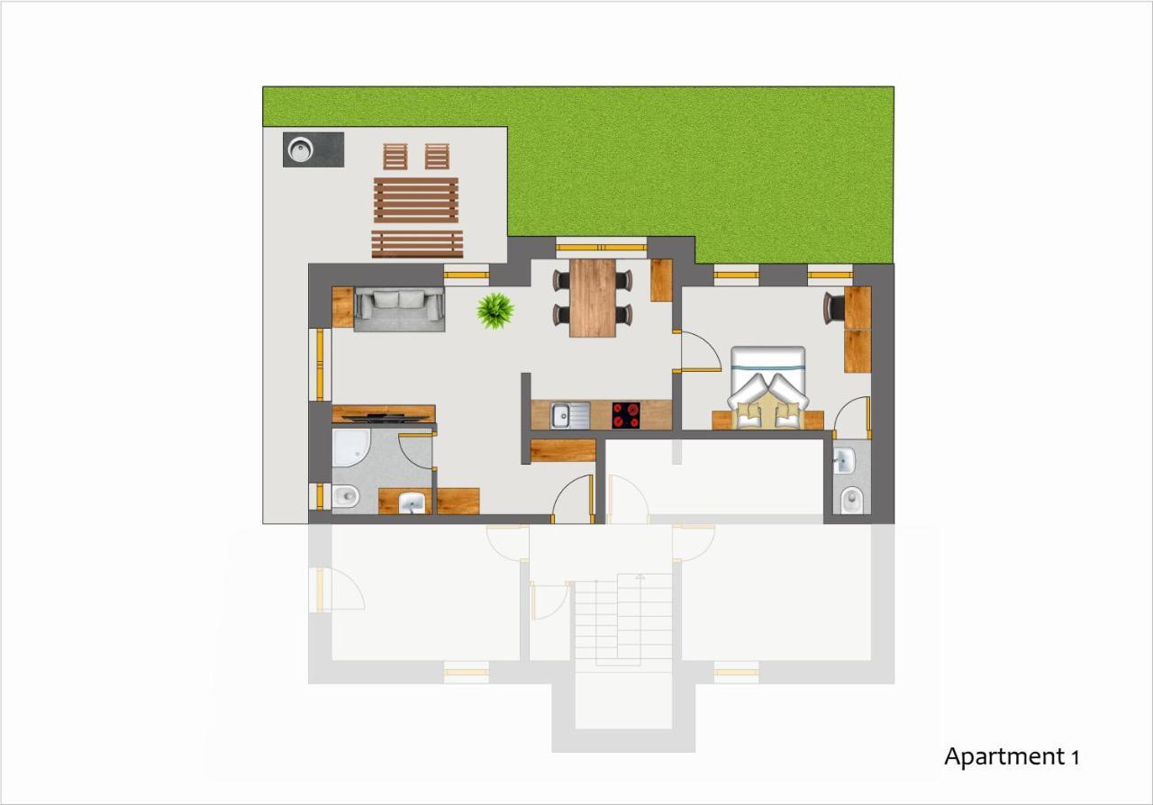 Apartments Vila Darja Bohinji-tó Kültér fotó